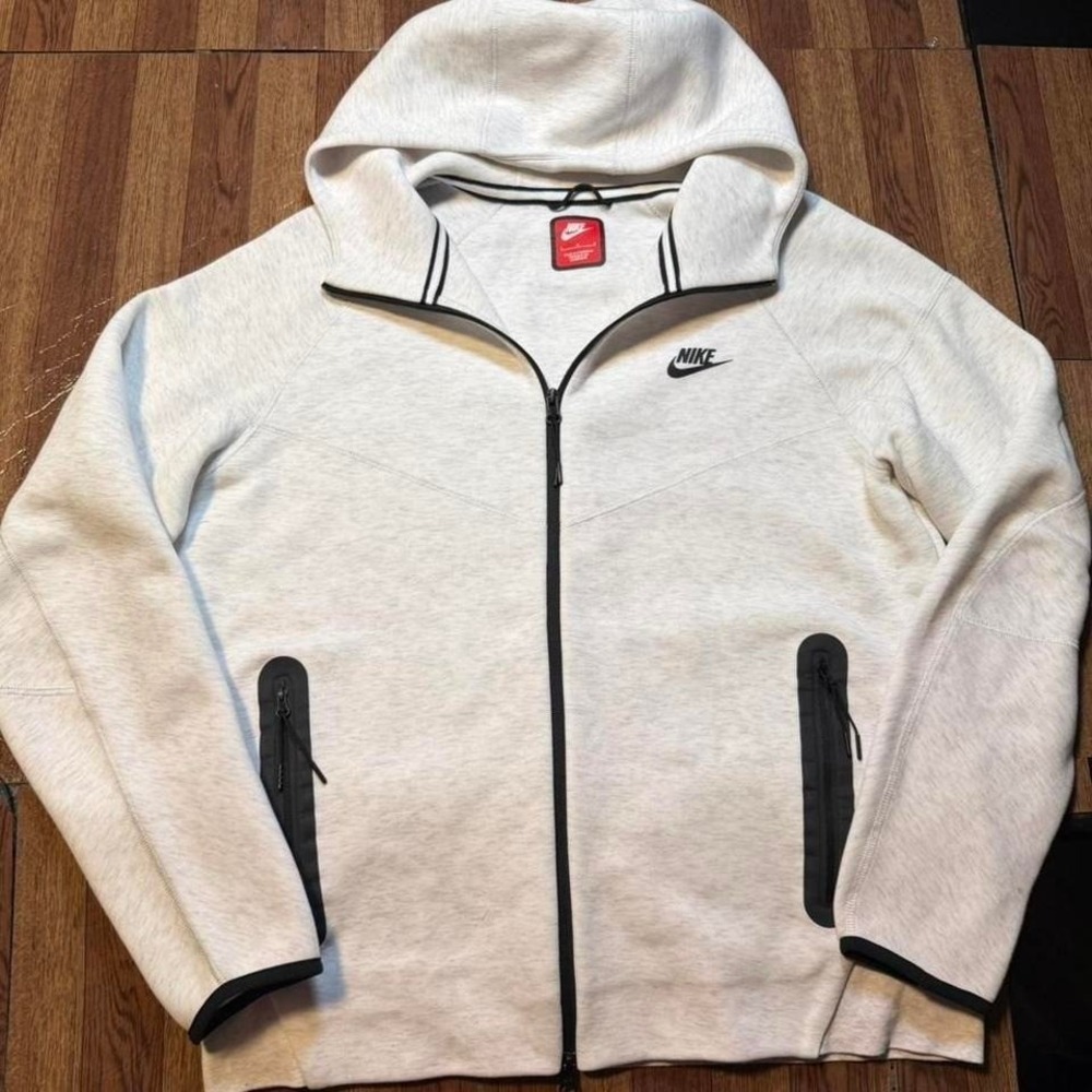 Nike Tech Fleece Grey Sportswear Retro Zip Hoodie Large